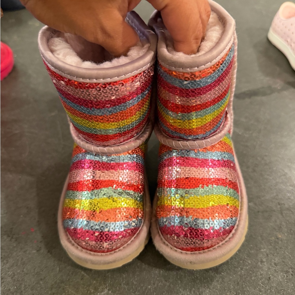 UGG Multicolor Sequin Kids Boots